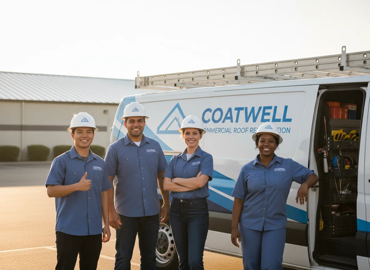 Commercial roof coating company in Texline, TX